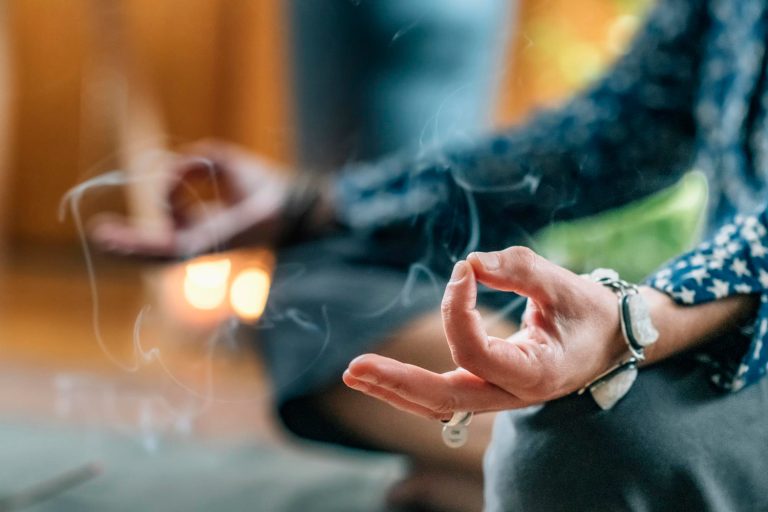 Peaceful silence and posture - reconnecting with self through meditation near Reading