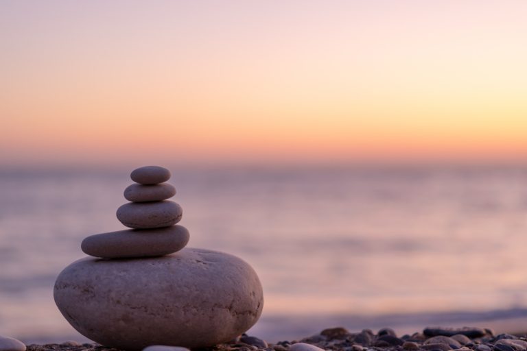 Calm nature view - grounding through meditation near Reading